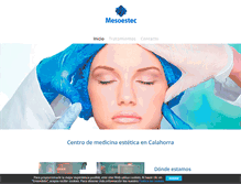 Tablet Screenshot of clinicamesoesteccalahorra.com